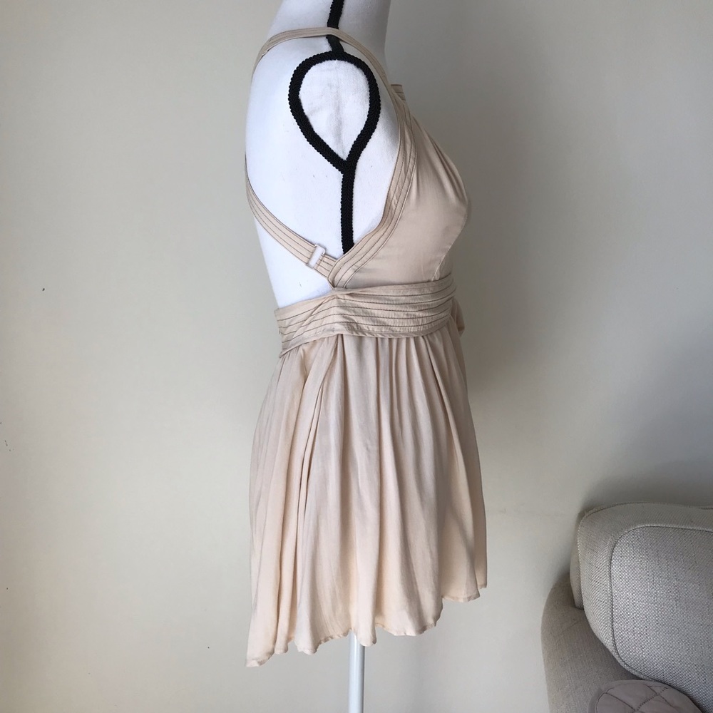 UO Kimchi Blue Trapunto Stitch Cross-Back Romper - Picture 7 of 8